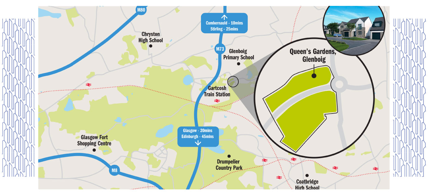 queens gardens location map